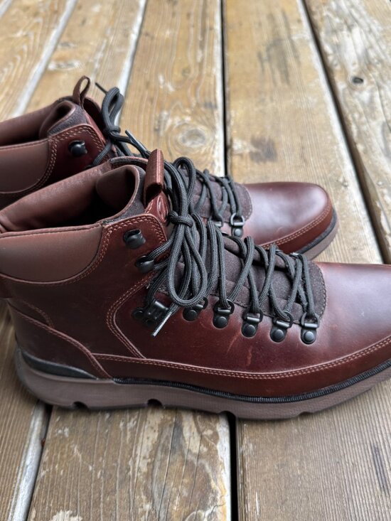 Cole Haan 4.Zerogrand Brown Leather Lace Up Explore Boot Waterproof - Men\'s 9.5M main image 6